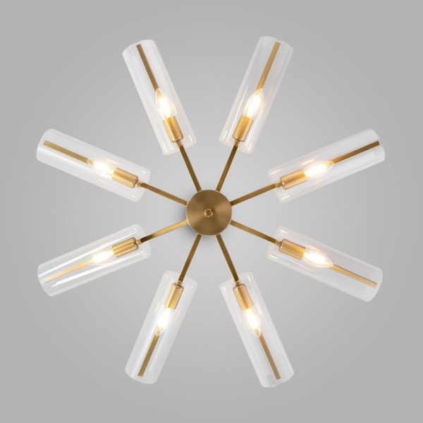 Потолочная люстра со стеклянными плафонами 70144/8