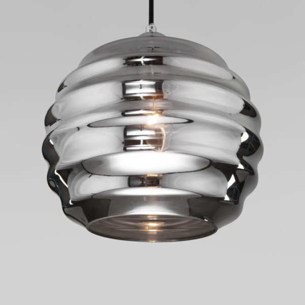 Подвесной светильник со стеклянным плафоном 50239/1 дымчатый