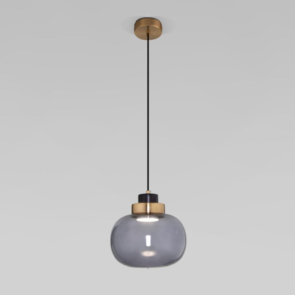 Подвесной светодиодный светильник в стиле лофт 50241/1 LED дымчатый