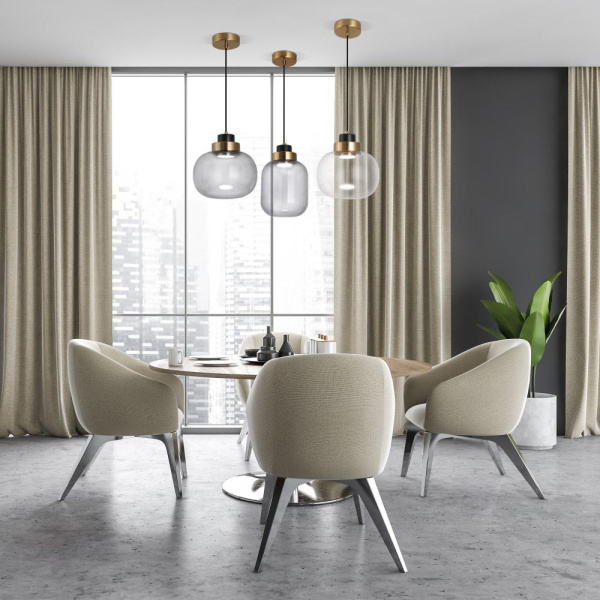 Подвесной светодиодный светильник в стиле лофт 50240/1 LED прозрачный