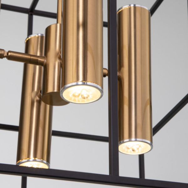 Потолочный светильник в стиле лофт 70142/8 латунь