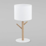 Настольный светильник с тканевым абажуром 5571 Albero White