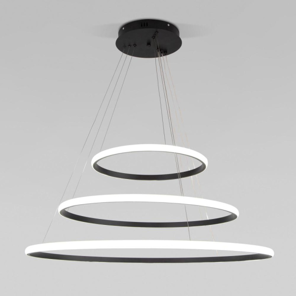 Подвесной светодиодный светильник с регулировкой цветовой температуры и яркости 90264/3 черный