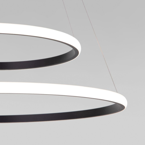 Подвесной светодиодный светильник с регулировкой цветовой температуры и яркости 90264/2 черный