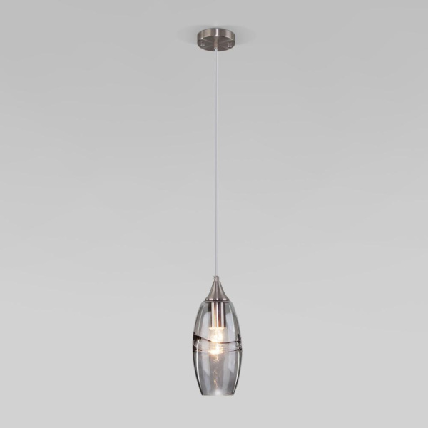 Подвесной светильник со стеклянным плафоном 50222/1 дымчатый
