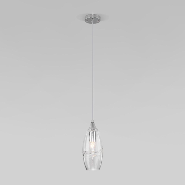Подвесной светильник со стеклянным плафоном 50222/1 прозрачный