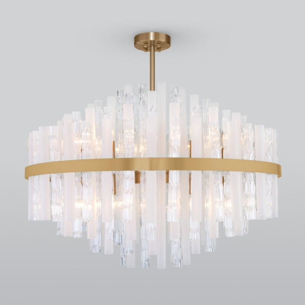 Потолочная люстра умный дом 368/12 Smart латунь