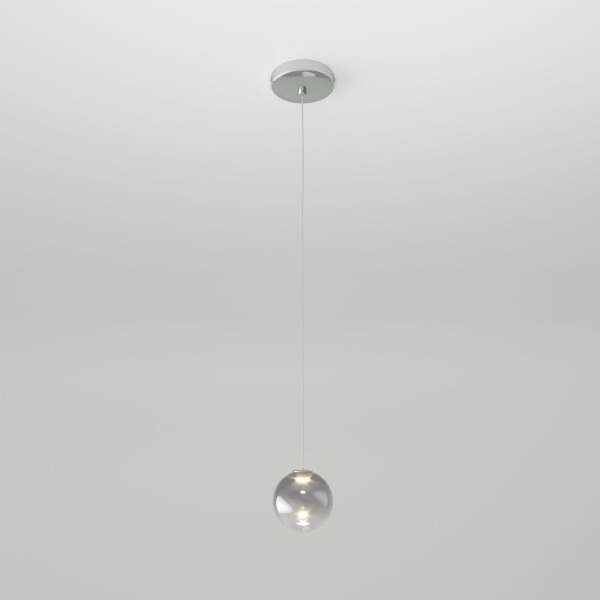 Подвесной светодиодный светильник со стеклянным плафоном 50234/1 LED дымчатый