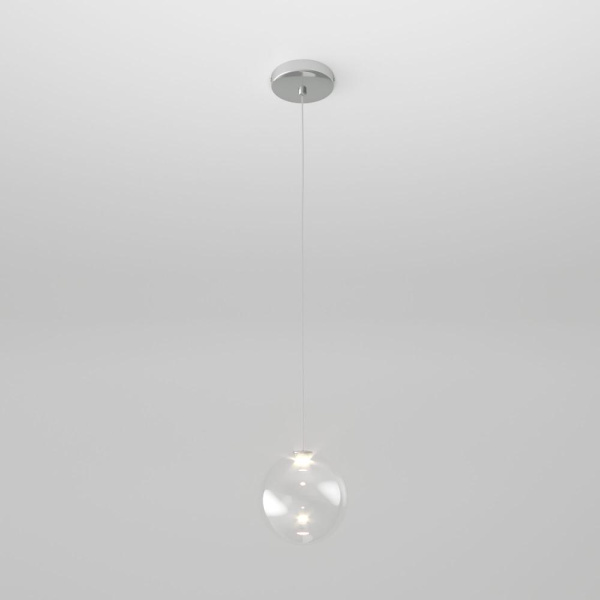 Подвесной светодиодный светильник со стеклянным плафоном 50232/1 LED прозрачный