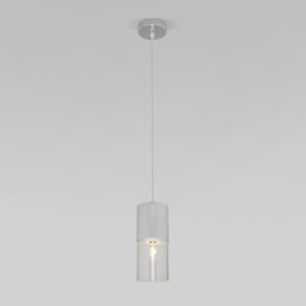 Подвесной светильник в стиле лофт 50233/1 серебро