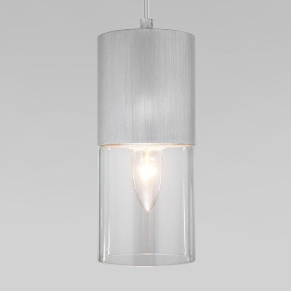 Подвесной светильник в стиле лофт 50233/1 серебро