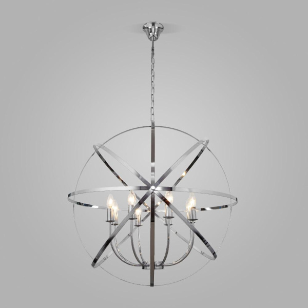 Подвесная люстра в стиле лофт 60139/8 хром