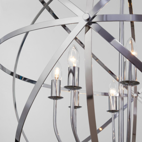 Подвесная люстра в стиле лофт 60139/8 хром