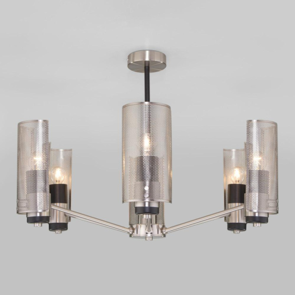 Потолочная люстра в стиле лофт 70139/6 никель