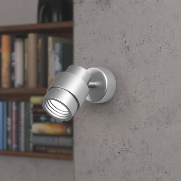 Настенный светодиодный светильник в стиле лофт 20125/1 серебро