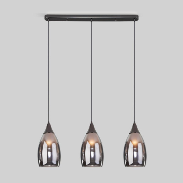 Подвесной светильник со стеклянными плафонами 50285/3 черный жемчуг