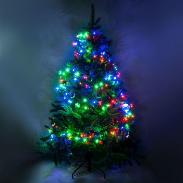 Гирлянда нить "Мишура" мульти 5м IP20 400-004 мульти