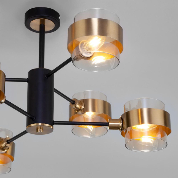 Потолочный светильник в стиле лофт 70127/6 черный