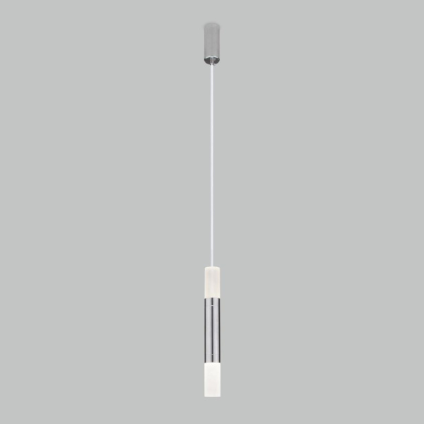 Подвесной светодиодный светильник в стиле лофт 50210/1 LED хром