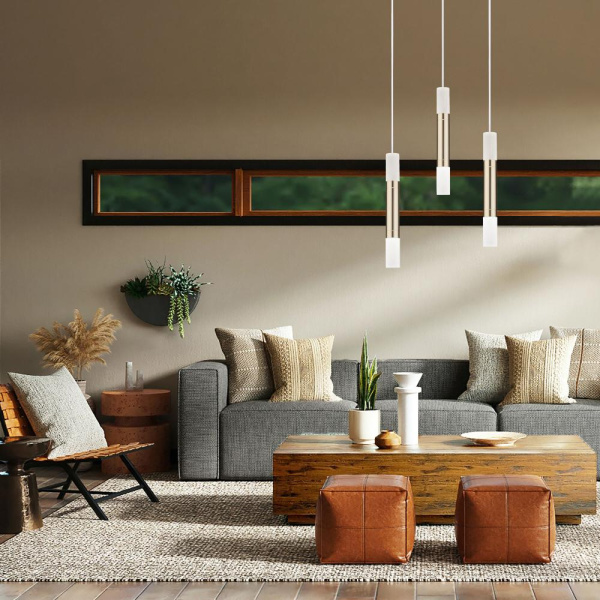 Подвесной светодиодный светильник в стиле лофт 50210/1 LED золото