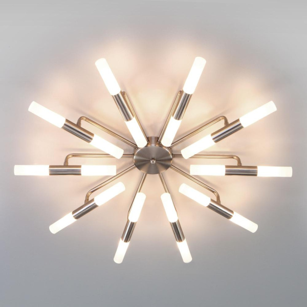 Умный потолочный светильник 347 никель