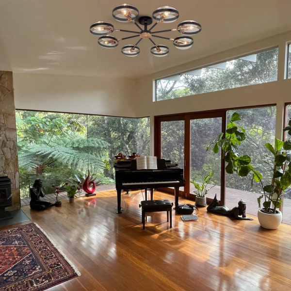 Потолочная люстра в стиле лофт 70121/8 черный