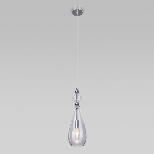 Подвесной светильник со стеклянным плафоном 50202/1 прозрачный