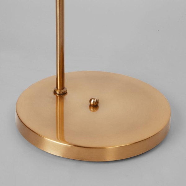 Напольный светильник со стеклянным плафоном 01083/1 латунь