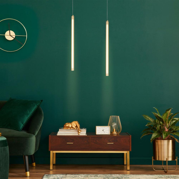 Подвесной светодиодный светильник в стиле минимализм 50189/1 LED матовое золото