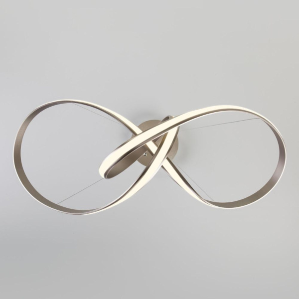 Подвесной светодиодный светильник в стиле минимализм 90174/1 сатин-никель