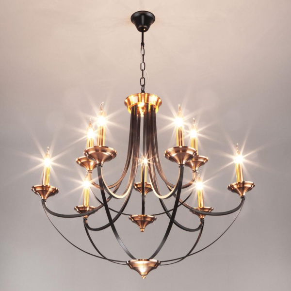 Подвесная люстра в классическом стиле 60098/9 черный