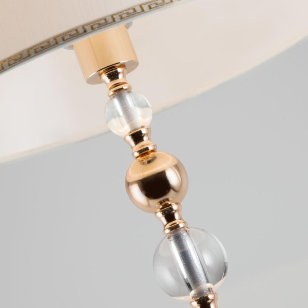 Напольный светильник с тканевым абажуром 01072/1 золото