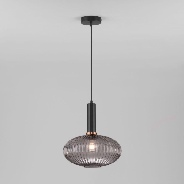 Подвесной светильник со стеклянным плафоном 50183/1 дымчатый