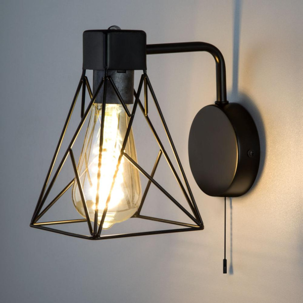 Настенный светильник в стиле лофт 70107/1 черный