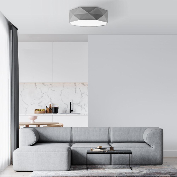 Потолочный светильник с тканевым абажуром 1566 Kantoor