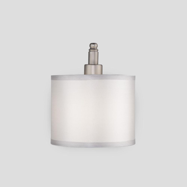 Настенный светильник с тканевым абажуром 60080/1 сатин-никель