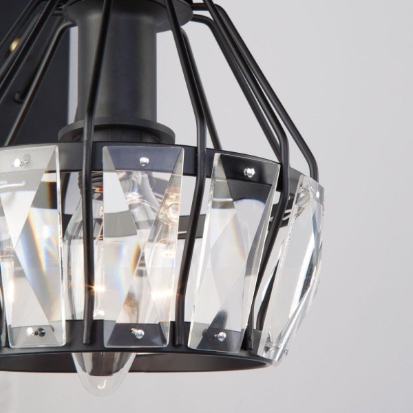 Настенный светильник в стиле лофт 70075/1 черный