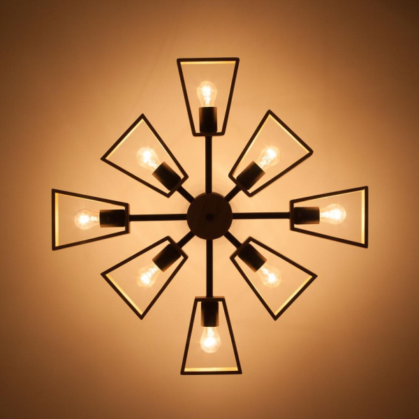 Потолочная люстра в стиле лофт 70056/8 черный