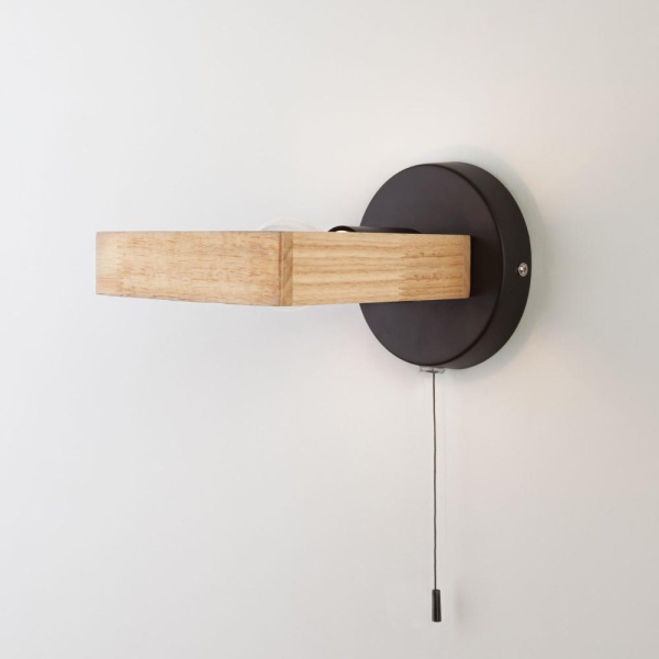 Настенный светильник в стиле лофт 70056/1 черный