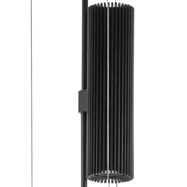 814531  2КОР! Люстра VIOLA LED 3x6W 560LM ЧЕРНЫЙ/БЕЛЫЙ 3000K