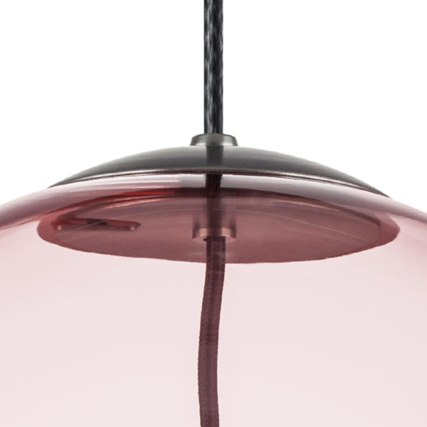 805302 Люстра COLORE 1х8W (led) E27 АЛЮМИНИЙ/РОЗОВЫЙ