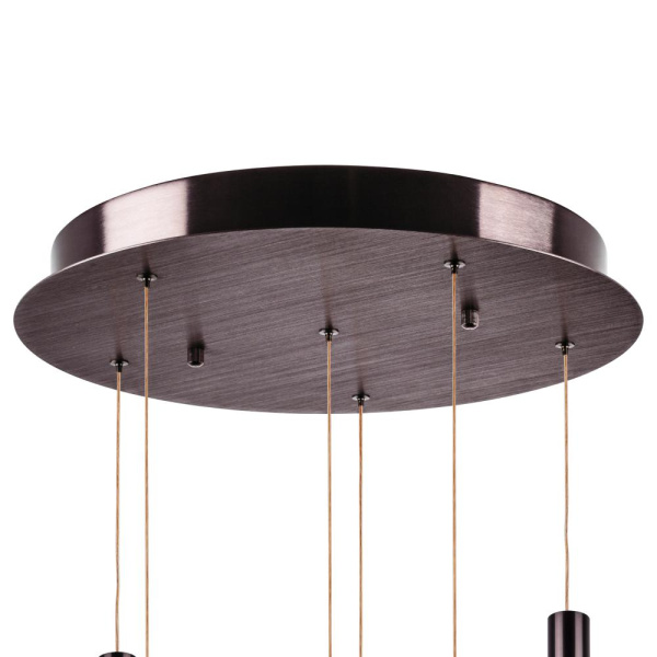 801180 Люстра SFERETTA LED 18х1,35W 1200LM КОФЕЙНЫЙ/ПРОЗРАЧНЫЙ 3000K