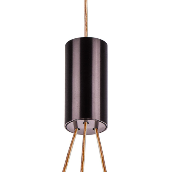 801090 Люстра SFERETTA LED 9х1,35W 600LM КОФЕЙНЫЙ/ПРОЗРАЧНЫЙ 3000K