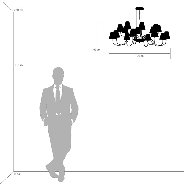 758164 Люстра подв. DIAFANO 16х40W G9 ХРОМ/ПРОЗРАЧНЫЙ
