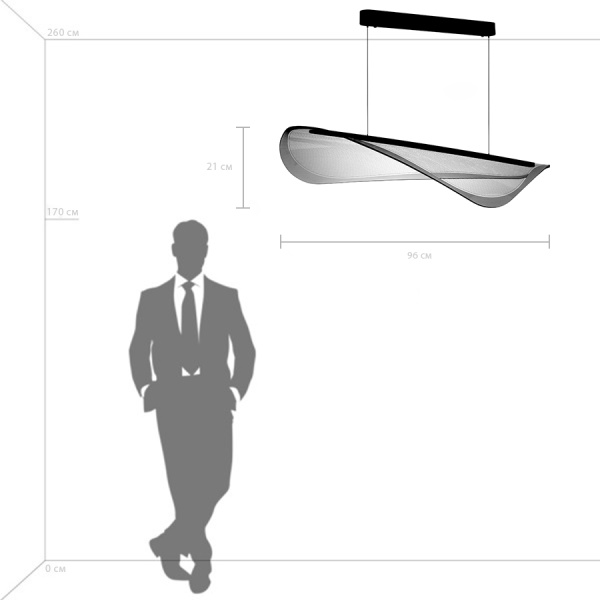 731403 Люстра VARESE 32W LED 1867LM 120G ЗОЛОТО 3000K