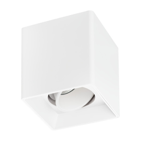 052066 Светильник PVC RETTANGO GU10 БЕЛЫЙ