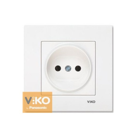 90960007 Розетка 1-я белая VIKO KARRE