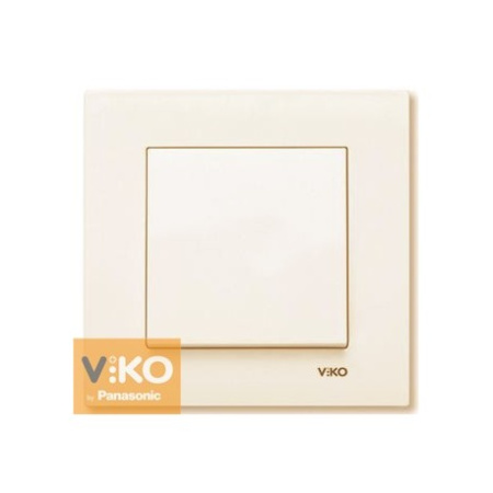 90960101 Выключатель 1-кл  крем VIKO KARRE