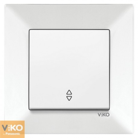 90970004 Выключатель 1-кл проходной белый VIKO MERIDIAN