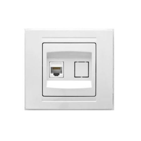 MD2911130 Розетка компьютерная (1ad.cat 5) бел.